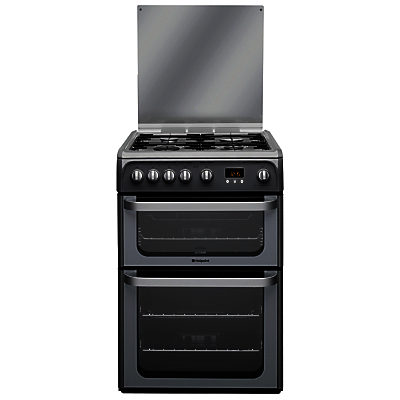 Hotpoint HUG61G Ultima Gas Cooker, Graphite Hotpoint HUG61G Ultima Gas Cooker, Graphite